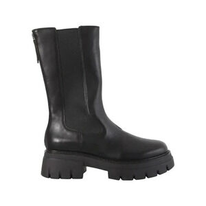 Ash Lennox Women's Black Leather Mid-Calf Boots Size 35